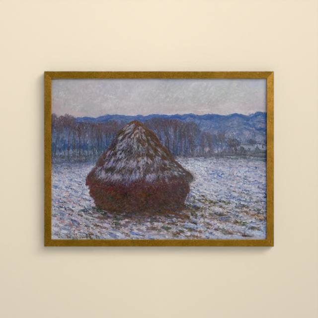 Claude Monet, Heuhaufen im Winter