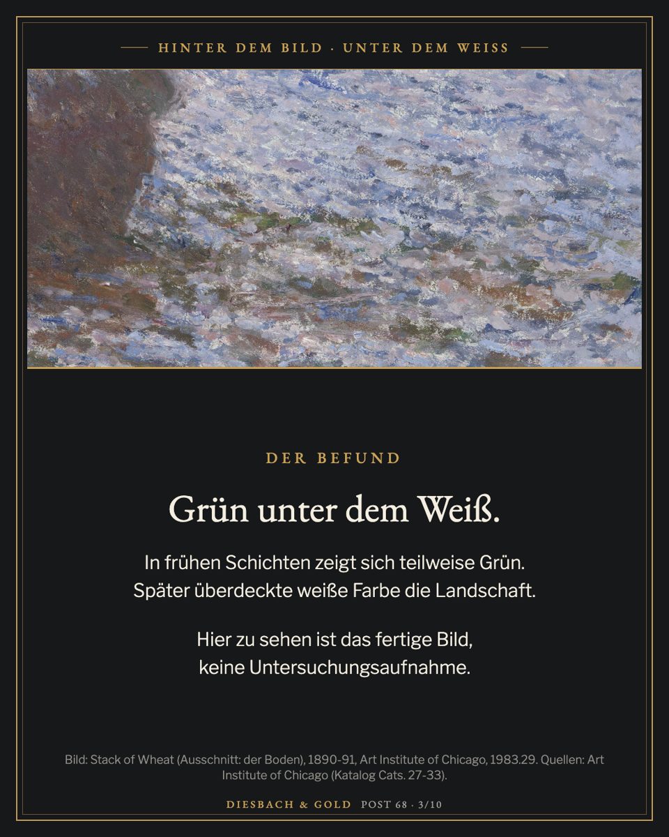 Ausschnitt des fertigen Bildes (keine Untersuchungsaufnahme): die Spitze des Stapels über dem hellen Feld.